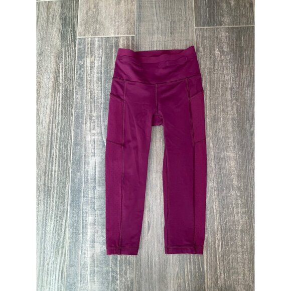 Lululemon Mind Over Miles Crop 17" Marvel size 2 - Picture 2 of 5